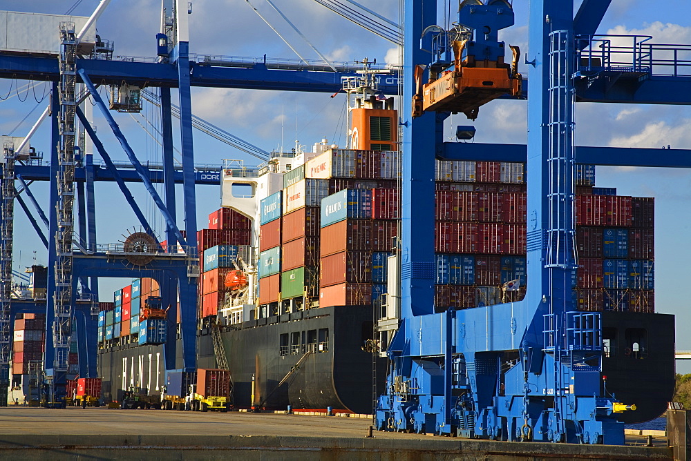 Container port, Charleston, South Carolina, United States of America, North America