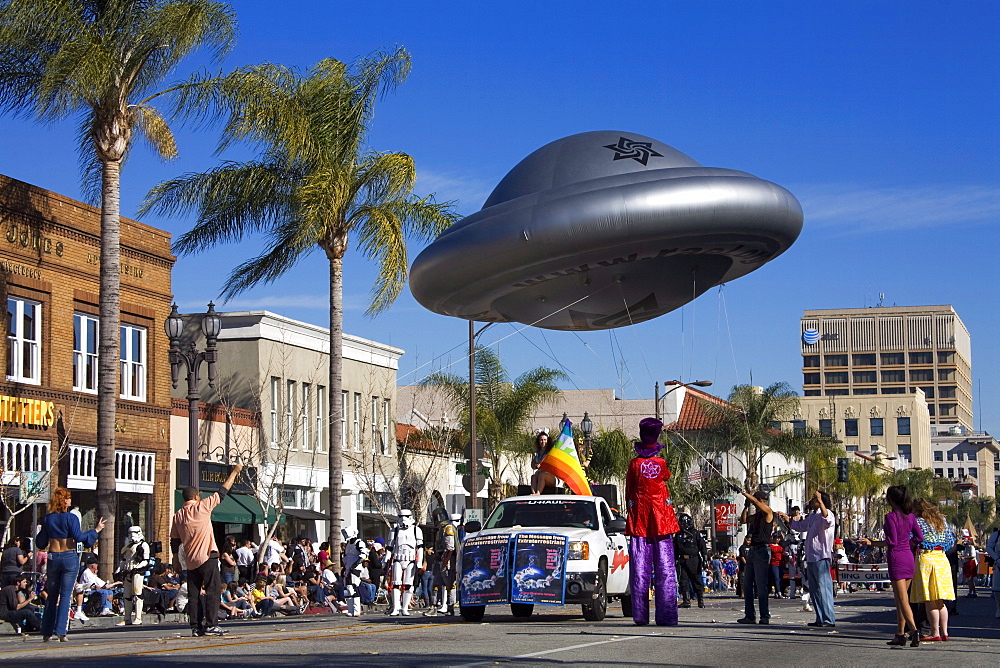 Spaceship, Doo Dah Parade, Pasadena, Los Angeles, California, United States of America, North America