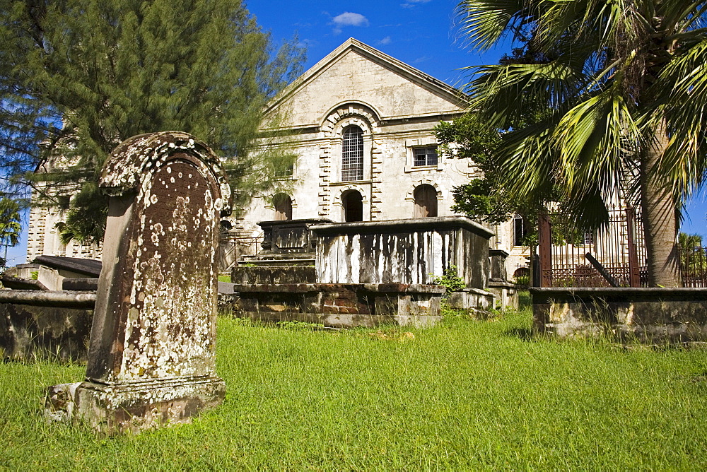 St. John's Cathedral, St. Johns, Antigua Island, Antigua and Barbuda, Leeward Islands, Lesser Antilles, West Indies, Caribbean, Central America