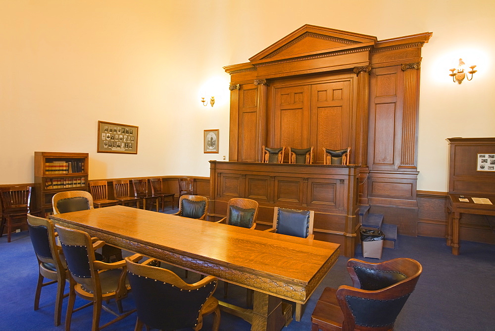 Supreme Court in the Old State Capitol Building, Carson City, Nevada, United States of America, North America