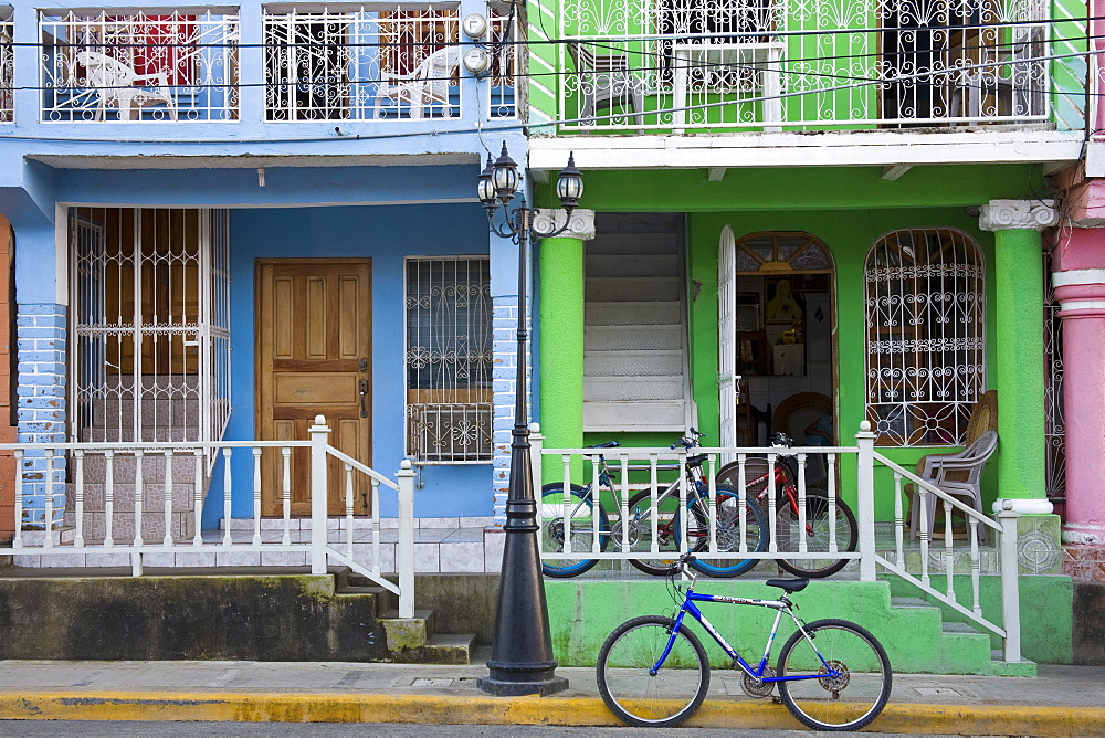 Calle Street in San Juan Del Sur, Department of Rivas, Nicaragua, Central America