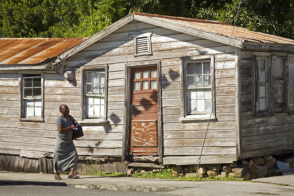 Wooden House, St. Johns City, Antigua Island, Antigua and Barbuda, Lesser Antilles, West Indies, Caribbean, Central America