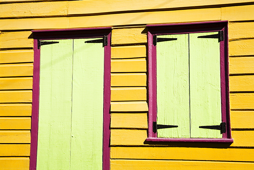 Wooden house, St. Johns City, Antigua Island, Antigua and Barbuda, Lesser Antilles, West Indies, Caribbean, Central America