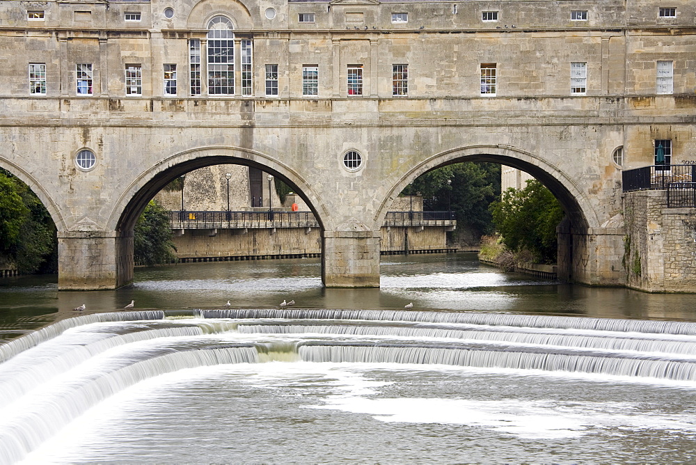 Pulteney Bridge and River Avon, Bath, UNESCO World Heritage Site, Somerset, England, United Kingdom, Europe