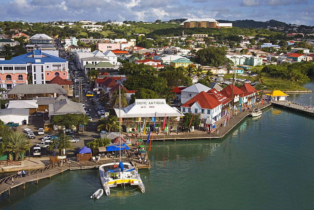 St. Johns waterfront, Antigua Island, Antigua and Barbuda, Leeward Islands, Lesser Antilles, West Indies, Caribbean, Central America