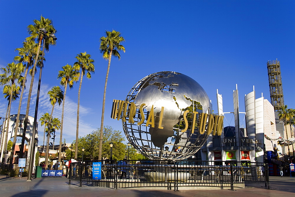 Globe at Universal Studios, Hollywood in Los Angeles, California, United States of America, North America