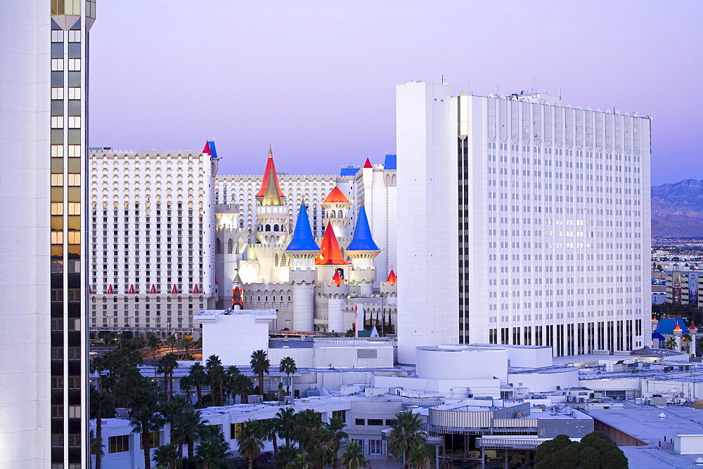 Excalibur and Tropicana Casinos, Las Vegas, Nevada, United States of America, North America