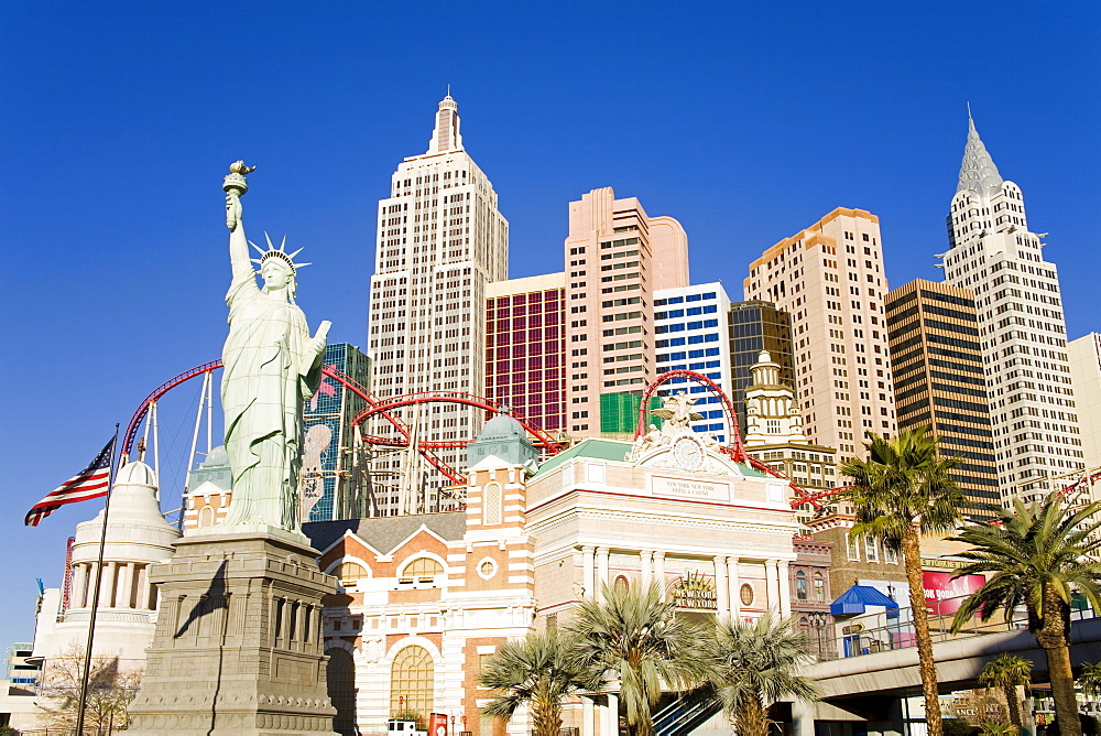 New York New York Hotel and Casino, Las Vegas, Nevada, United States of America, North America