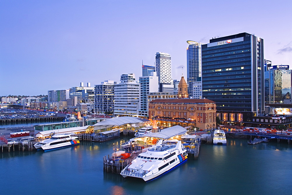 City skyline, Auckland, North Island, New Zealand, Pacific