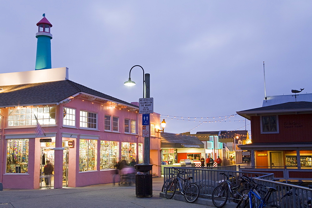 Fisherman's Wharf in Monterey, California, United States of America, North America