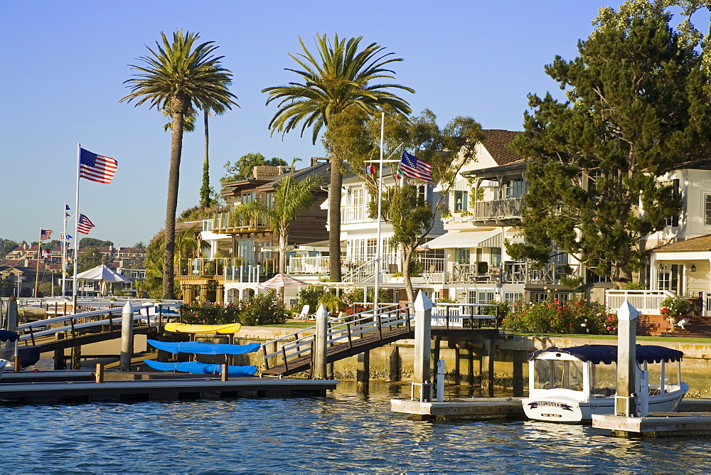 Bay Island in Balboa, Newport Beach, Orange County, California, United States of America, North America