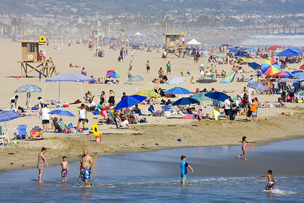 Summer day at Newport Beach, Orange County, California, United States of America, North America