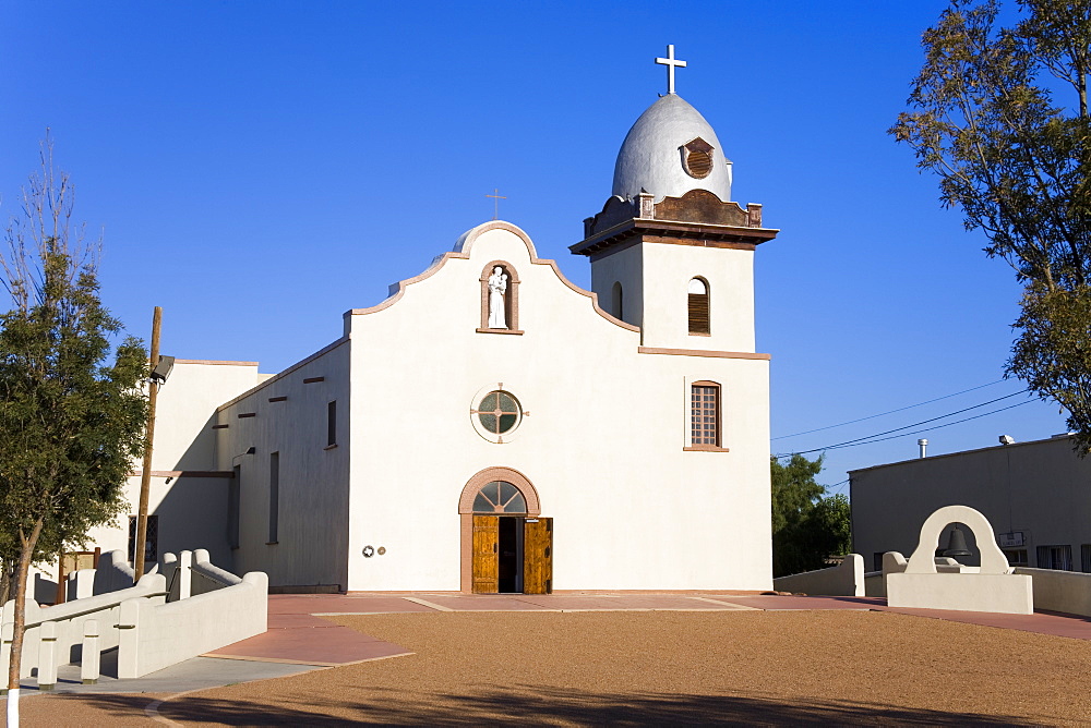 Ysleta Mission on the Tigua Indian Reservation, El Paso, Texas, United States of America, North America