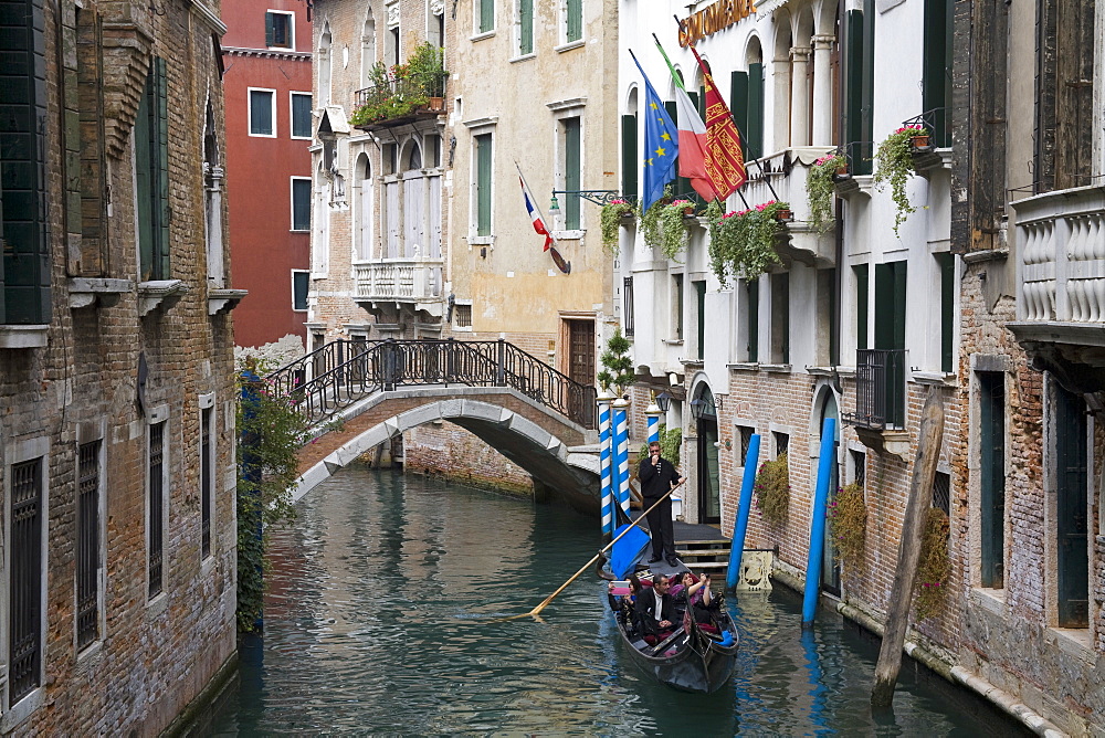 Canal in Venice, UNESCO World Heritage Site, Veneto, Italy, Europe