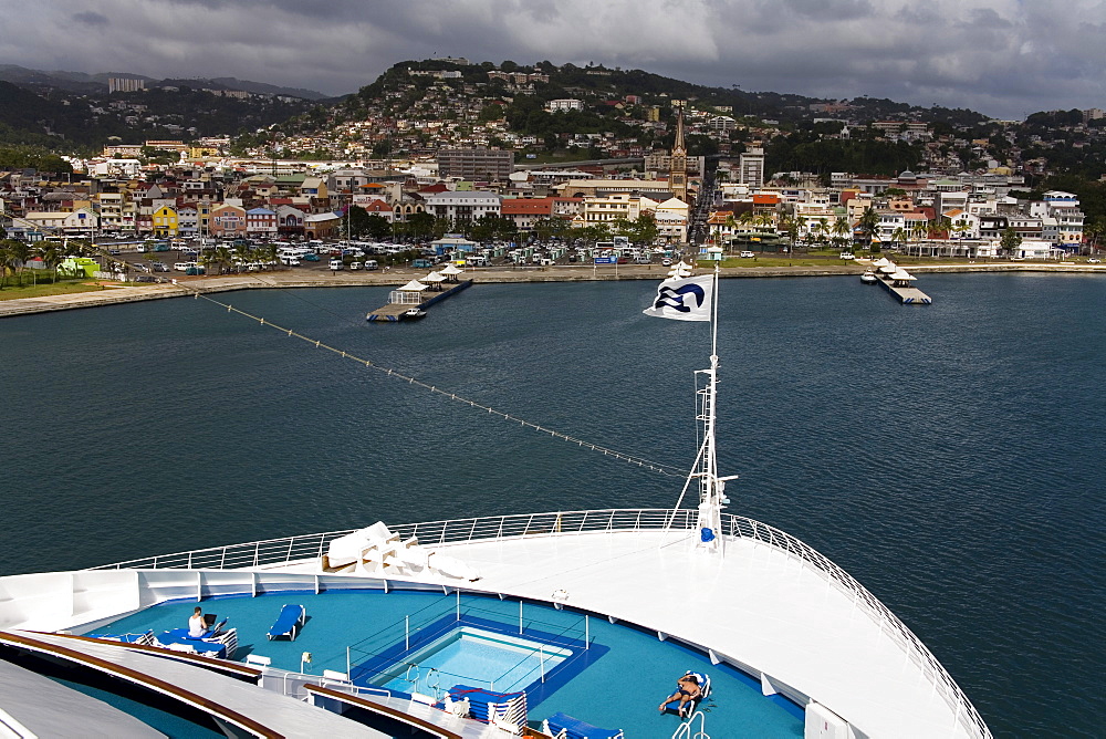 Cruise Ship Terminal, Fort-de-France, Martinique, French Antilles, West Indies, Caribbean, Central America