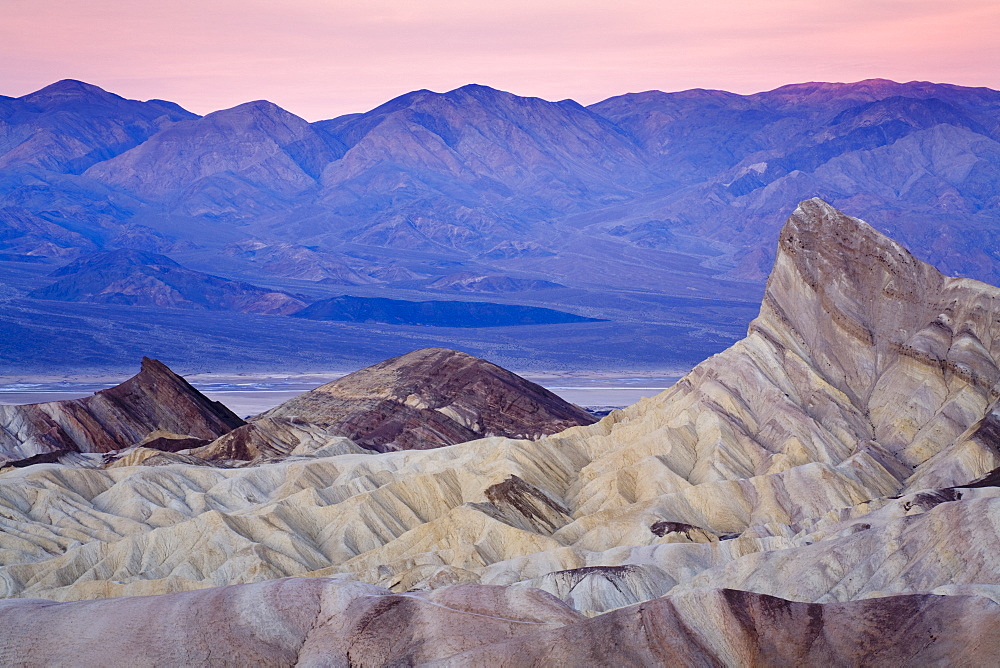 Zabriskie Point, Death Valley National Park, California, United States of America, North America