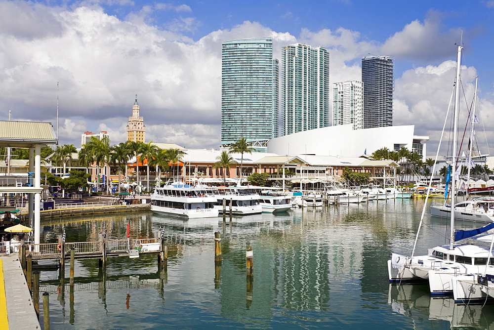 Bayside Marketplace and Marina, Miami, Florida, United States of America, North America