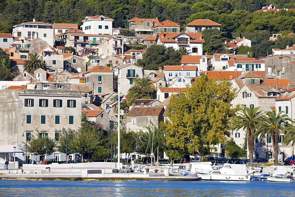 The Riva in Split, Dalmatian Coast, Croatia, Europe