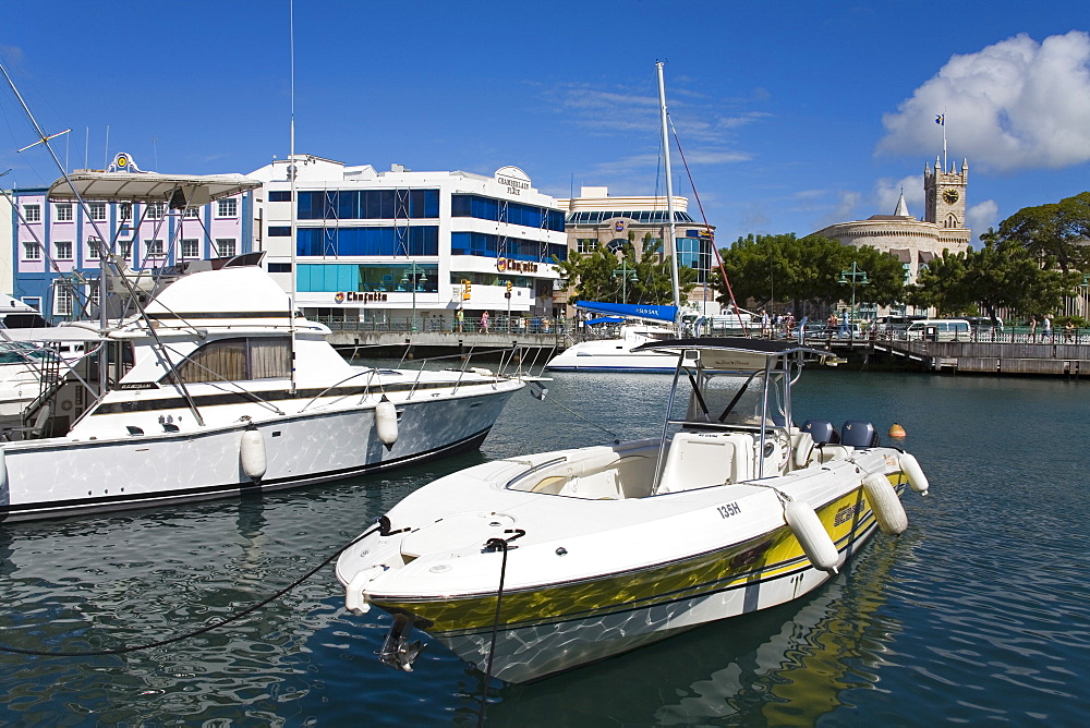 Boats at the Careenage, Bridgetown, Barbados, West Indies, Caribbean, Central America