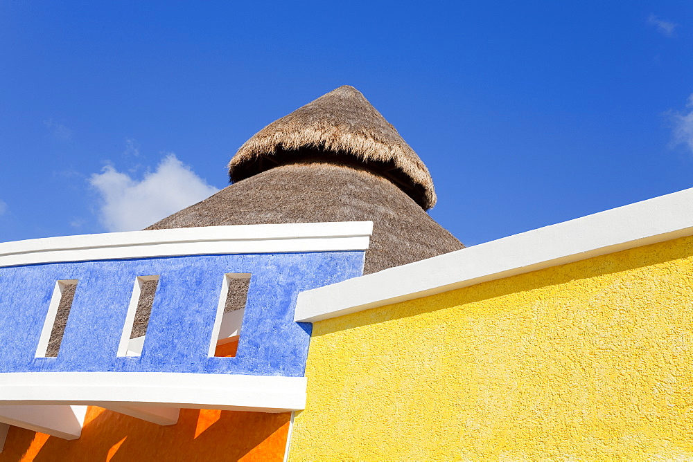 Architecture in Puerta Maya, Cozumel Island, Quintana Roo, Mexico, North America