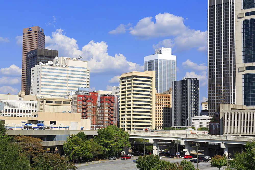 Atlanta skyline, Georgia, United States of America, North America