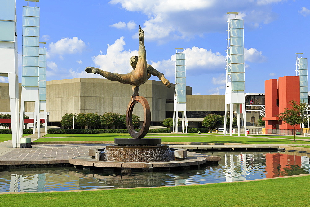 Flair Across America sculpture by Richard MacDonald, Georgia World Congress Center, Atlanta, Georgia, United States of America, North America