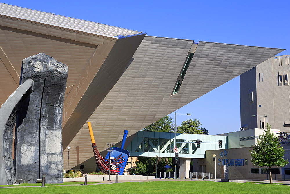 Denver Monoliths by Beverly Pepper, Denver Art Museum, Denver, Colorado, United States of America, North America