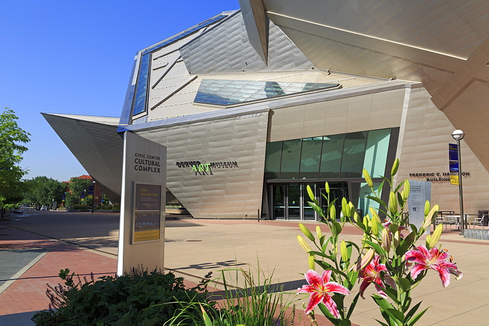 Denver Art Museum, Civic Center Cultural Complex, Denver, Colorado, United States of America, North America 