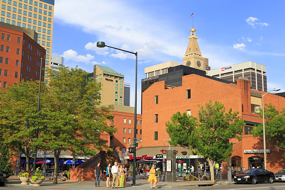 Writers Square on 16th Street Mall, Denver, Colorado, United States of America., North America