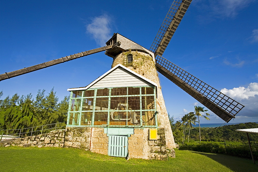 Morgan Lewis Sugar Mill, Scotland District, Barbados, West Indies, Caribbean, Central America