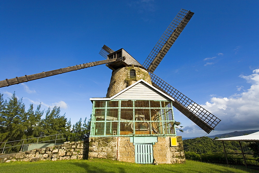 Morgan Lewis Sugar Mill, Scotland District, Barbados, West Indies, Caribbean, Central America