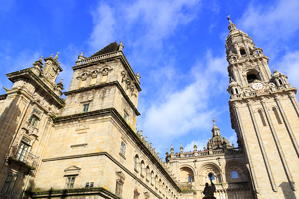 Cathedral, Santiago de Compostela, UNESCO World Heritage Site, Galicia, Spain, Europe 