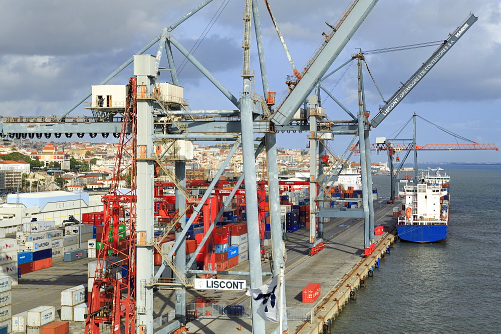 Santo Amaro Dock, Lisbon, Portugal, Europe