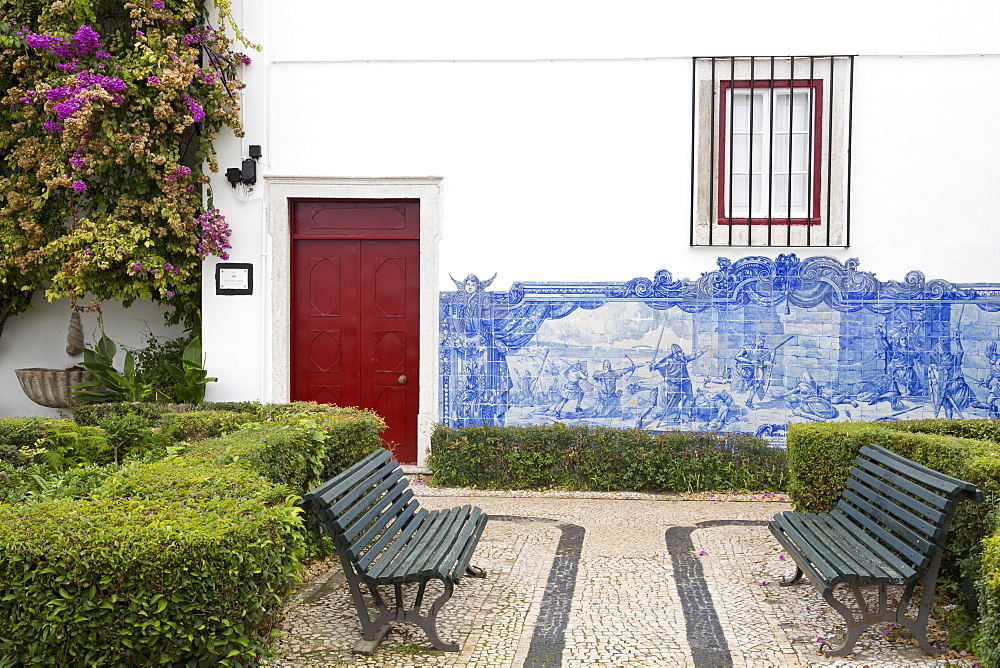 Julio de Castillo Garden, St. Luzia Church, Alfama District, Lisbon, Portugal, Europe