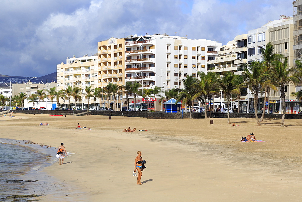 Reducto Beach, Arrecife, Lanzarote Island, Canary Islands, Spain, Atlantic, Europe