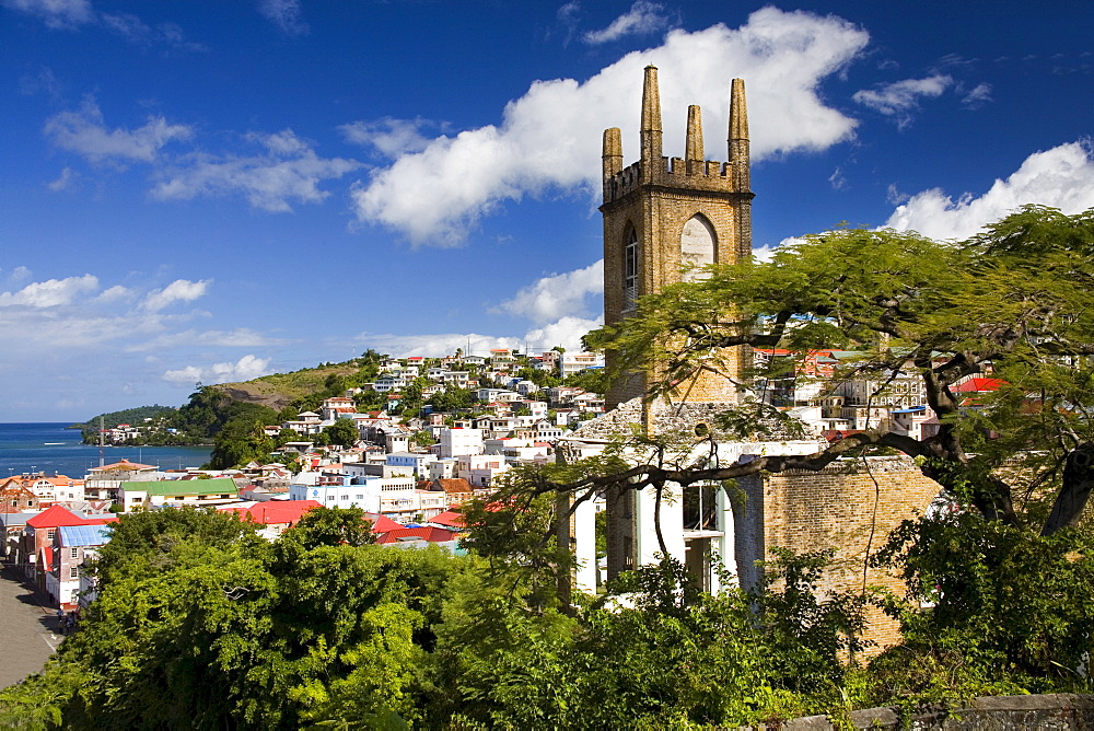 St. Andrews Presbyterian Kirk (church), St. George's, Grenada, Windward Islands, Lesser Antilles, West Indies, Caribbean, Central America