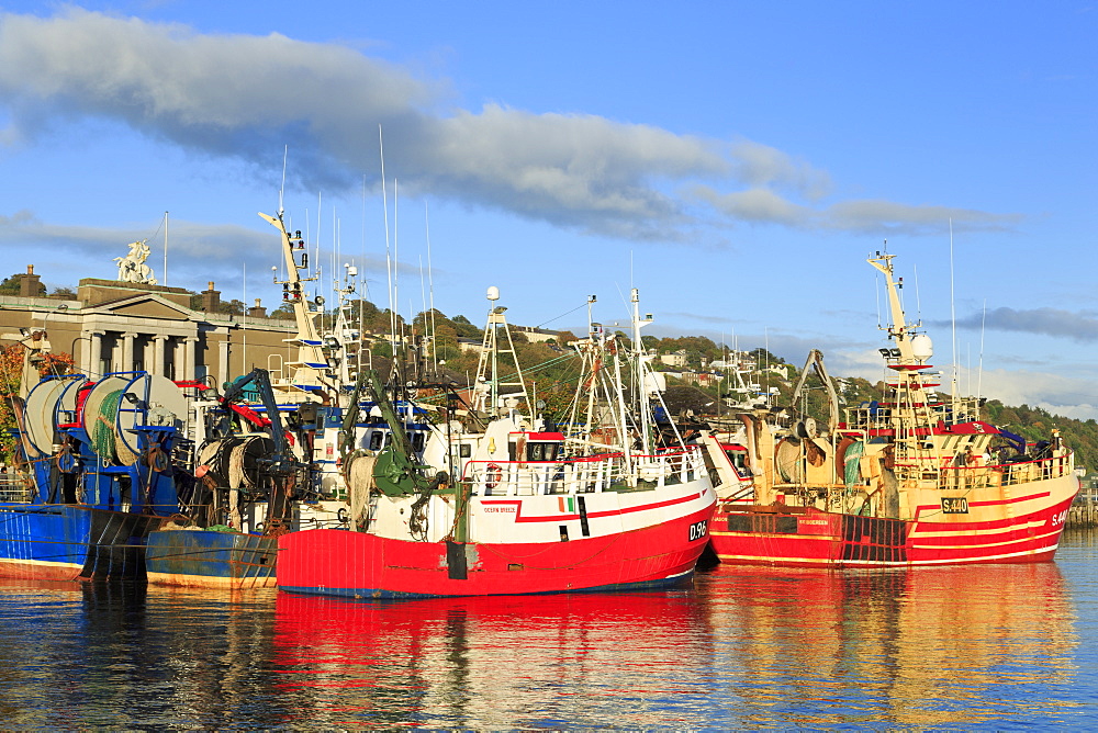 Trawlers on Penrose Wharf, Cork City, County Cork, Munster, Republic of Ireland, Europe