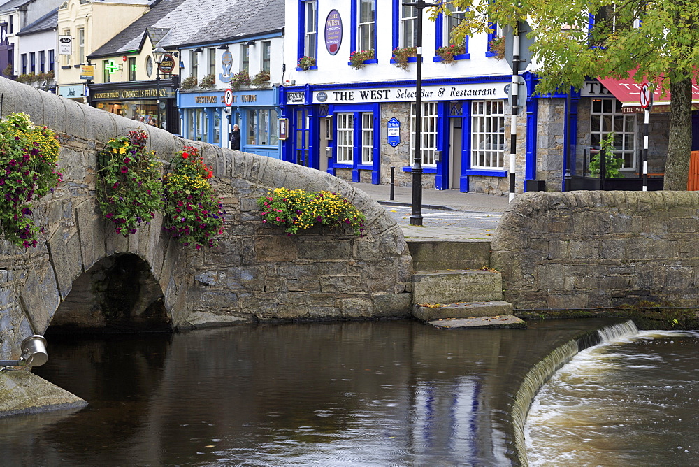 Carrow Beg River in Westport, County Mayo, Connaught, Republic of Ireland, Europe