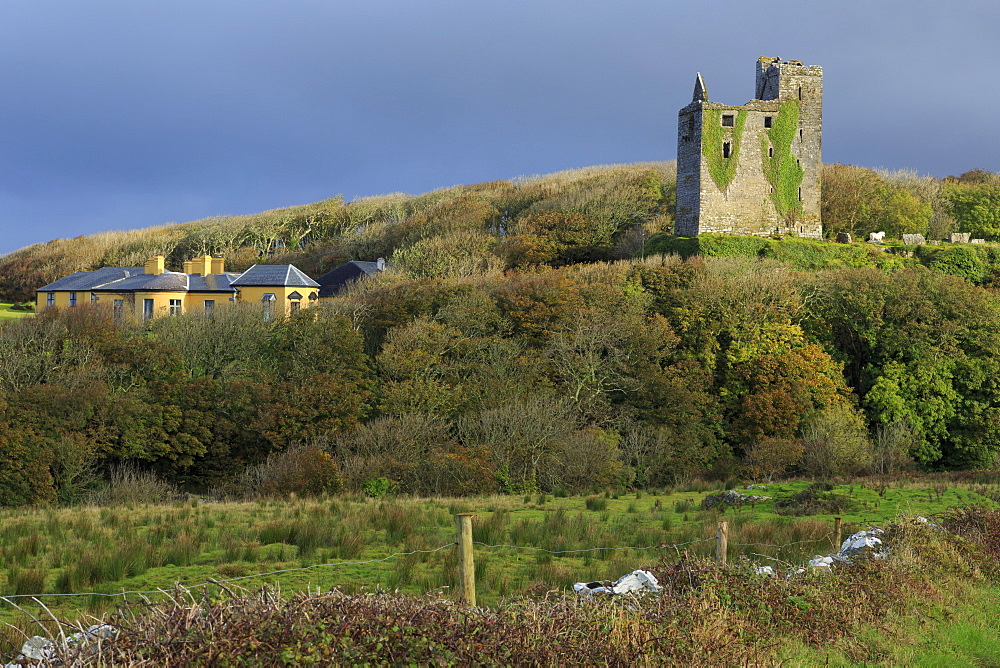 Ballinalackeen Castle near Doolin, The Burren, County Clare, Munster, Republic of Ireland, Europe