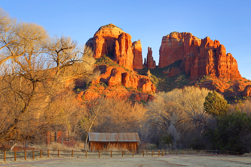 Cathedral Rock at Red Rock Crossing, Sedona, Arizona, United States of America, North America 