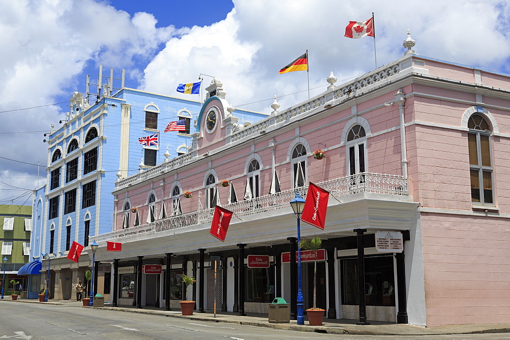 Historic Colonnade Building, Bridgetown, Barbados, West Indies, Caribbean, Central America