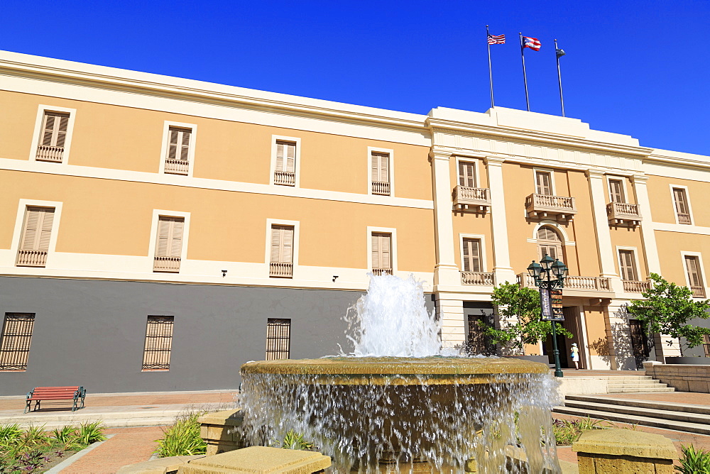 Ballaja Barracks in Old San Juan, Puerto Rico, West Indies, Caribbean, Central America 