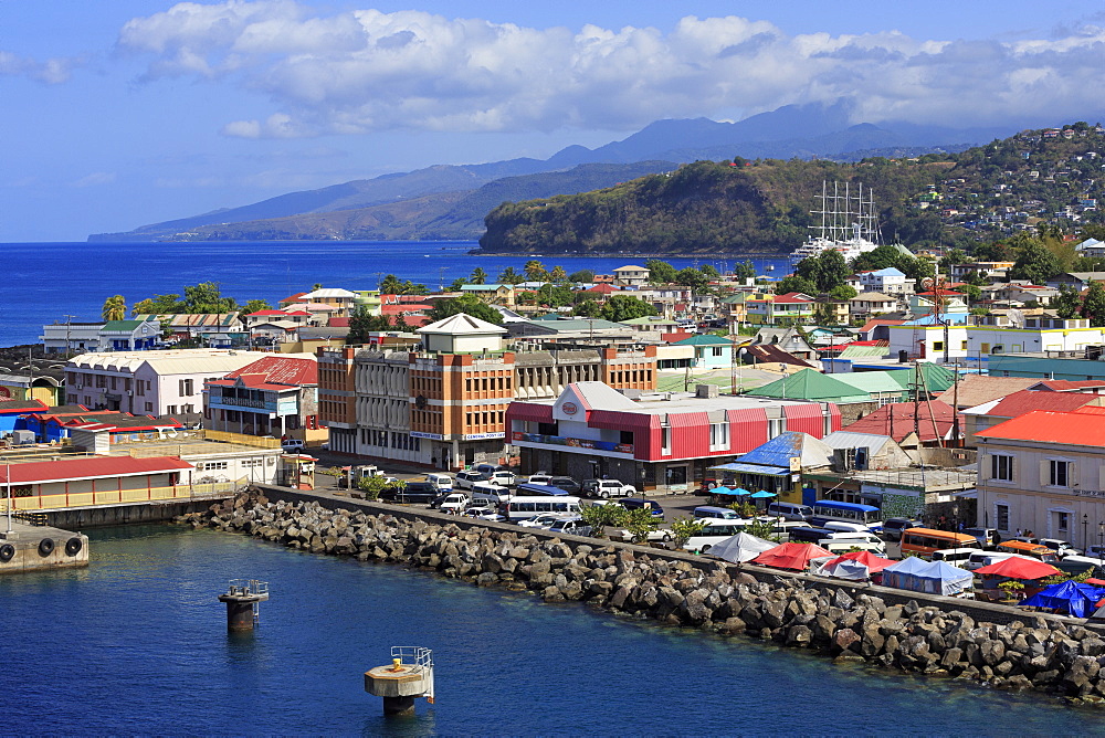 Port of Roseau, Dominica, Windward Islands, West Indies, Caribbean, Central America 