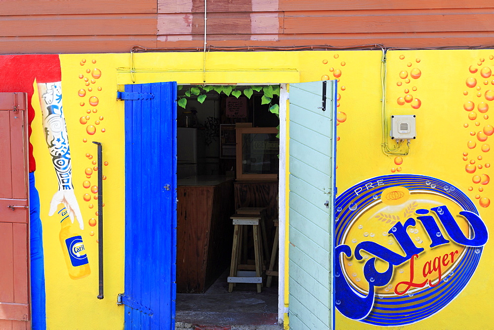 Bar in Roseau, Dominica, Windward Islands, West Indies, Caribbean, Central America