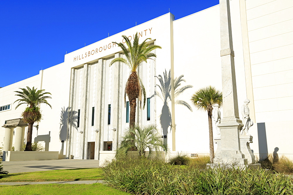 Confederate Memorial, Hillsborough County Courthouse, Tampa, Florida, United States of America, North America