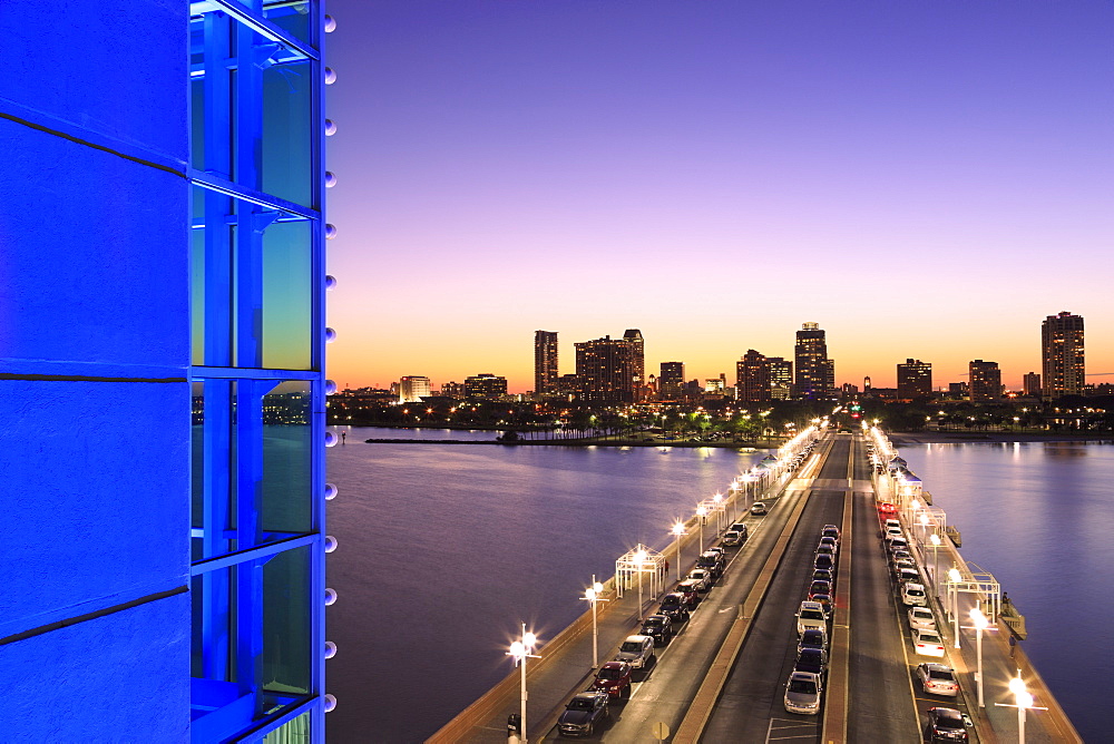 The Pier in St. Petersburg skyline, Tampa, Florida, United States of America, North America