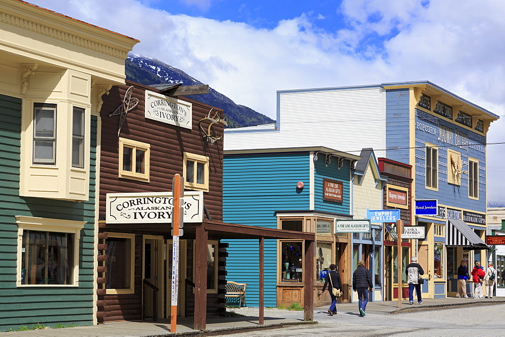 Broadway Street, Skagway, Alaska, United States of America, North America