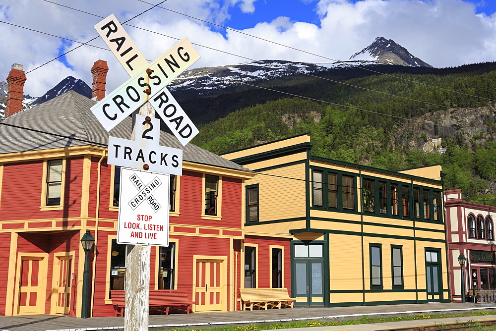 White Pass Railway, Skagway, Alaska, United States of America, North America