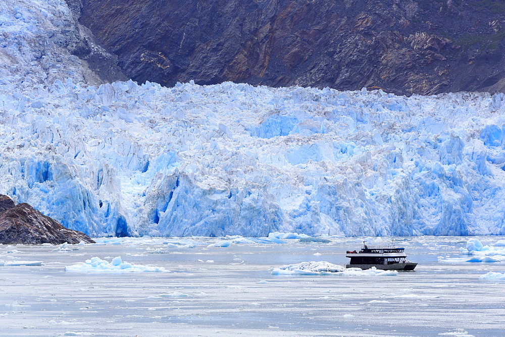 Sawyer Glacier in Tracy Arm Fjord, Alaska, United States of America, North America 