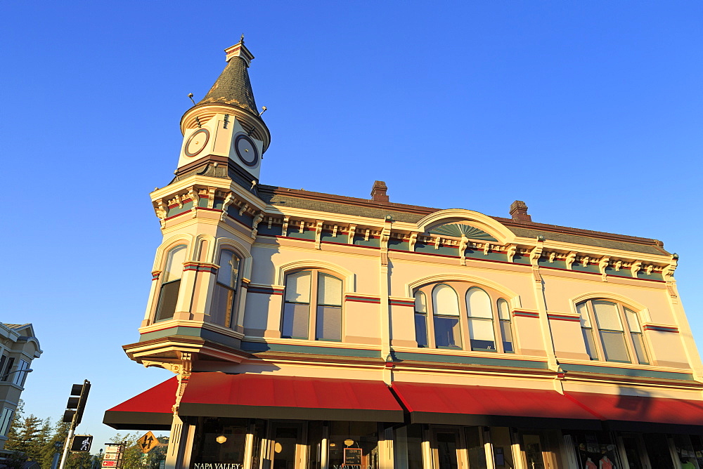 Victorian architecture in Napa City, Napa County, California, United States of America, North America